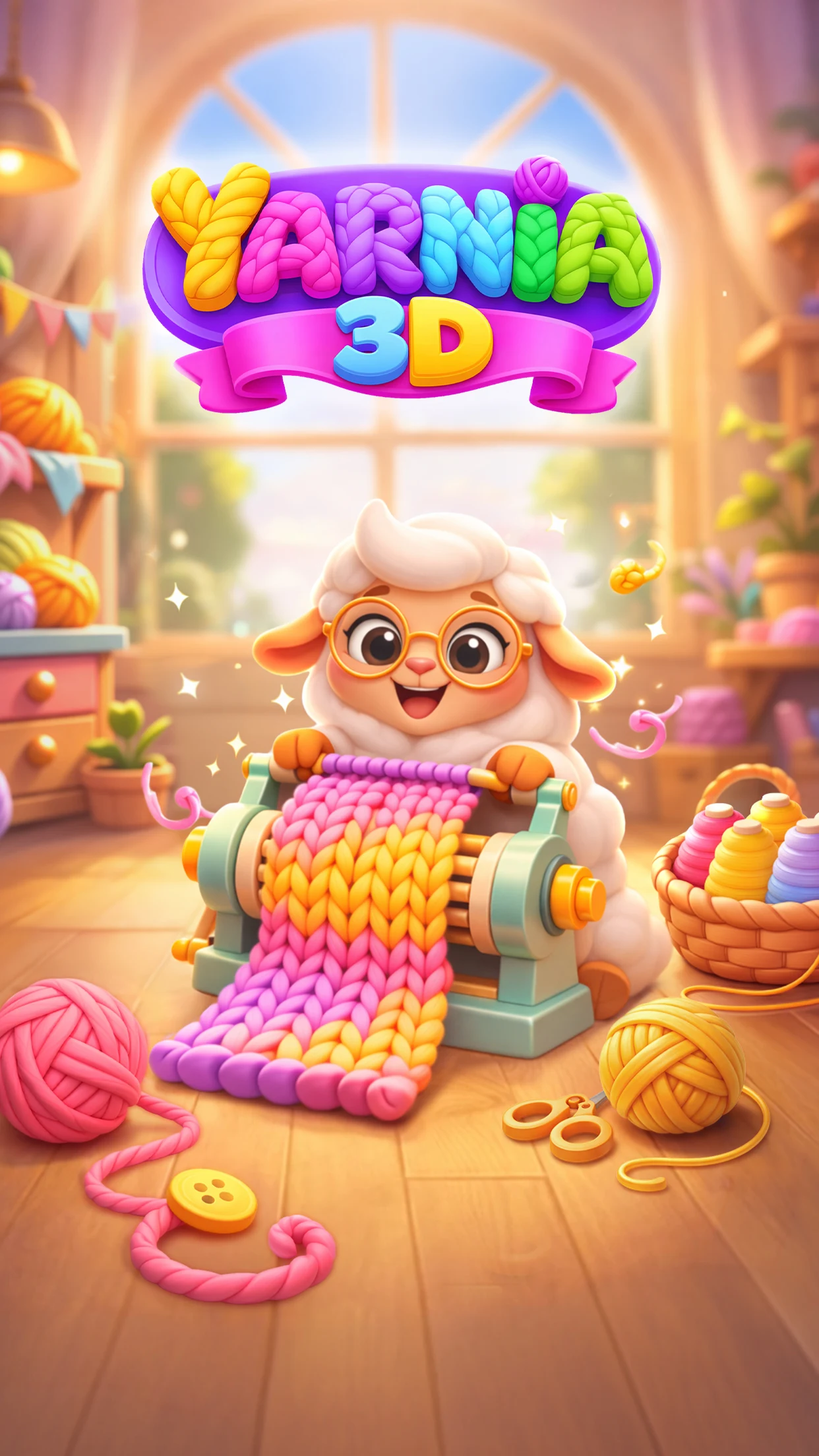 Yarnia 3D: Wool Unravel Puzzle screenshot